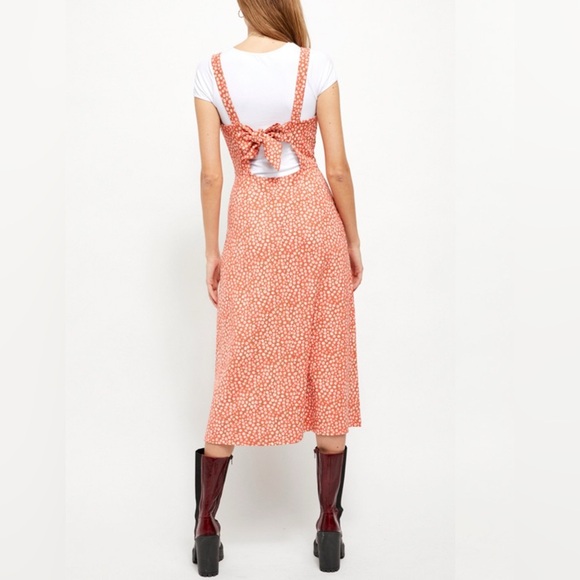 Free People Orange Midi Dress - Picture 3 of 10